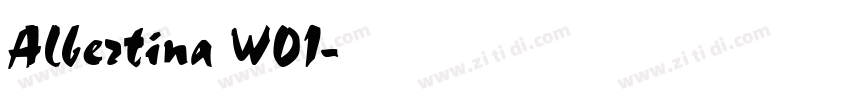 Albertina W01字体转换